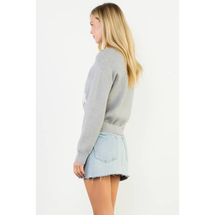 THML - Venta al por mayor Jersey de punto - Mujer - Jersey de punto con caballos y estrellas16