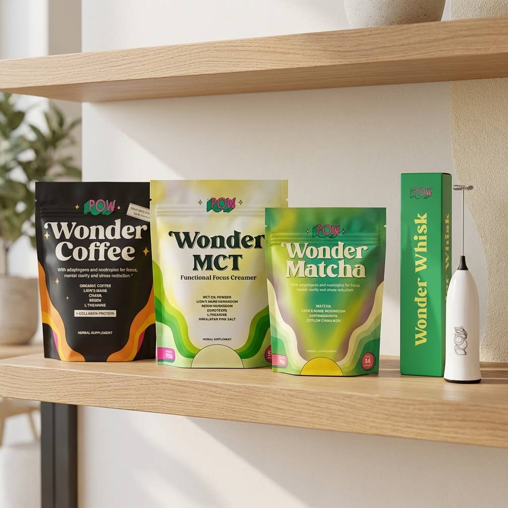 Pow - Wholesale Instant Coffee/Espresso - Wonder Coffee – Functional Mushroom Coffee with Adaptogens4