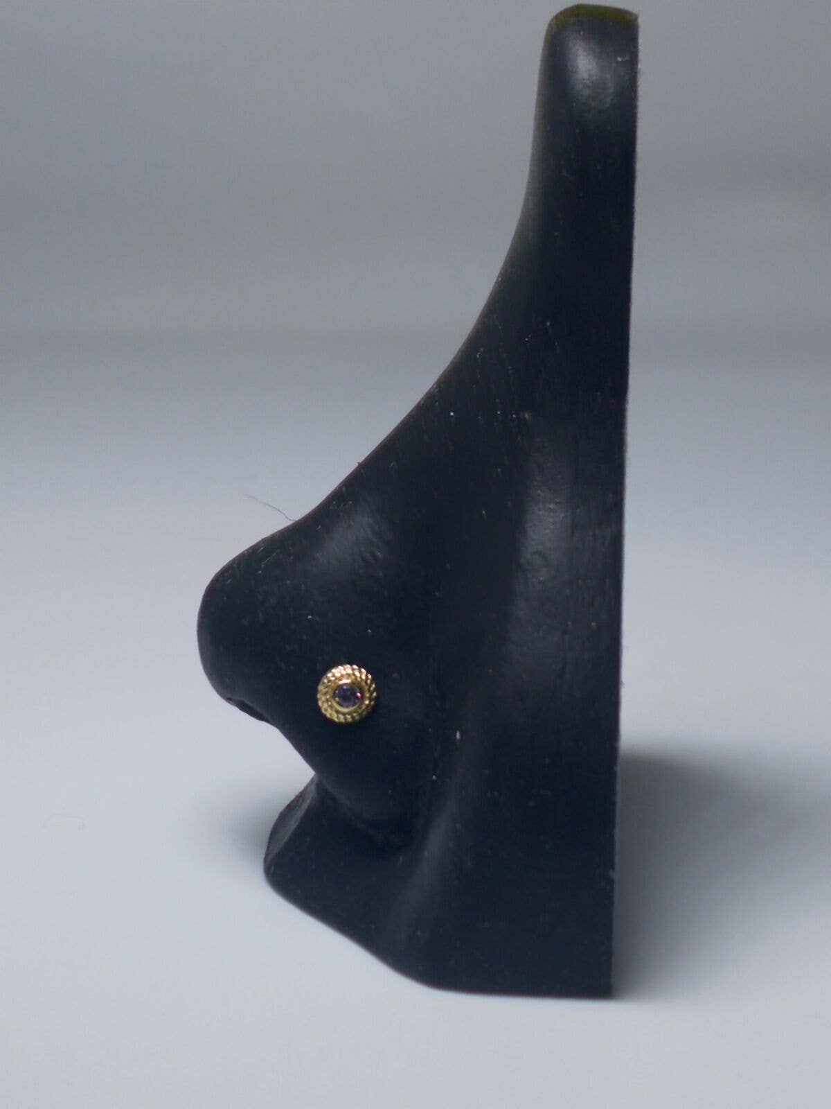 Zahav Jewelry – wholesale Enkelt örhänge – 14K massivt guld näsring | 18 Gauge | Massivt guld | Guld näsring | Guldnäsa S7