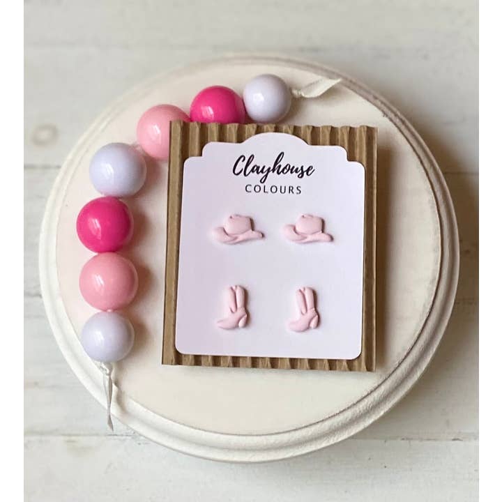 Clayhouse Colours - Wholesale Dangle Earrings - Pink Ghost & Pumpkin Earrings7