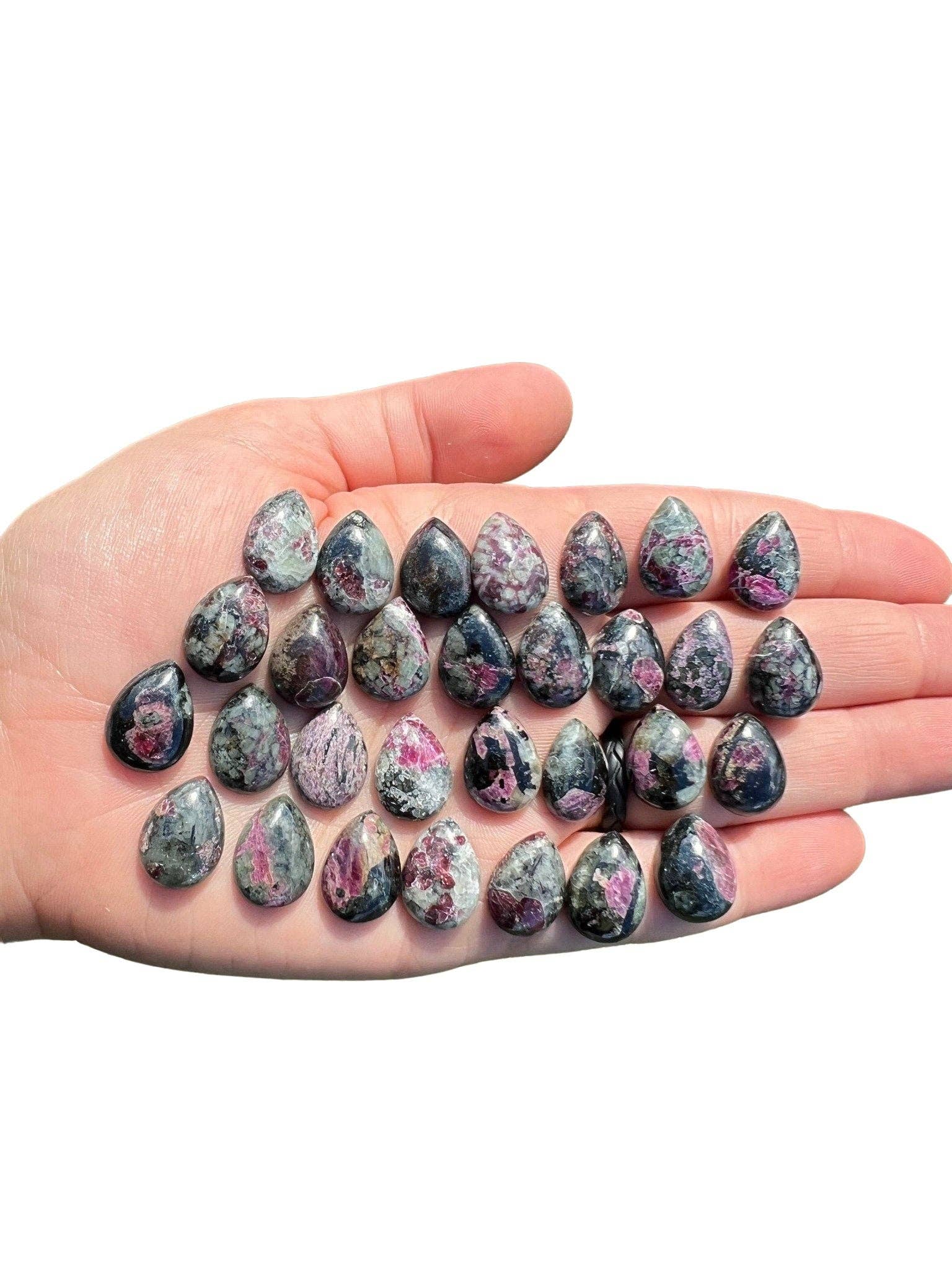 New Moon Beginnings - Wholesale Spiritual Stone/Crystal - Eudialyte Cabochon - Teardrop5