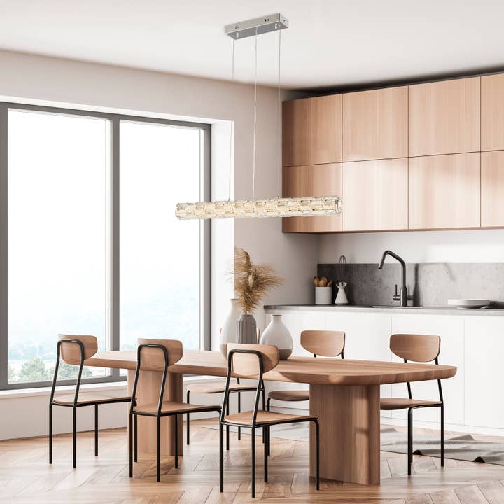 Rustica Crystal Chandelier // Chrome for wholesale by Finesse Decor