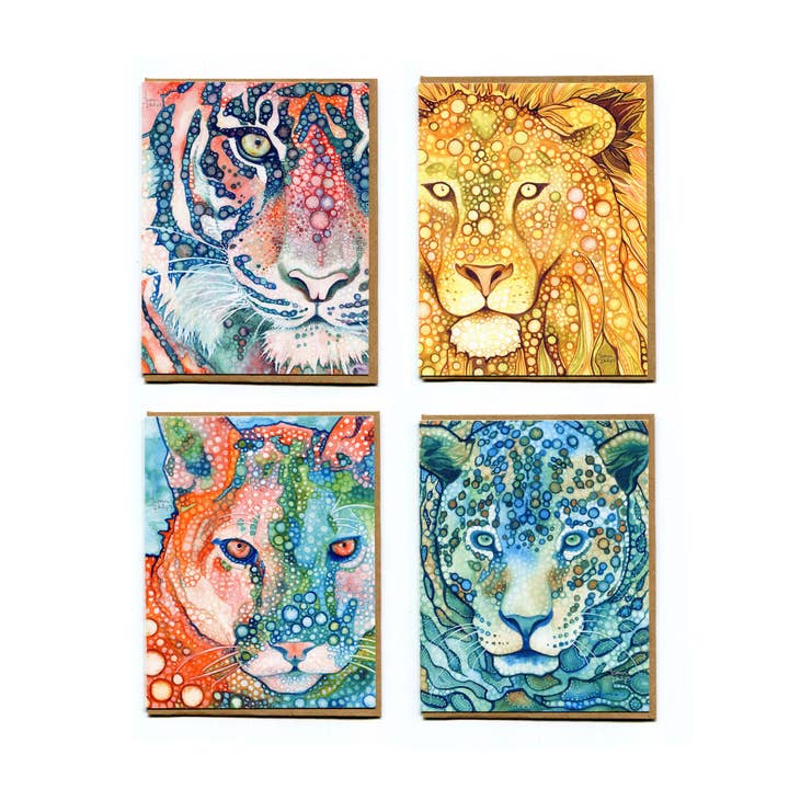 Katten kaarten voor wholesale door Tamara Phillips Art