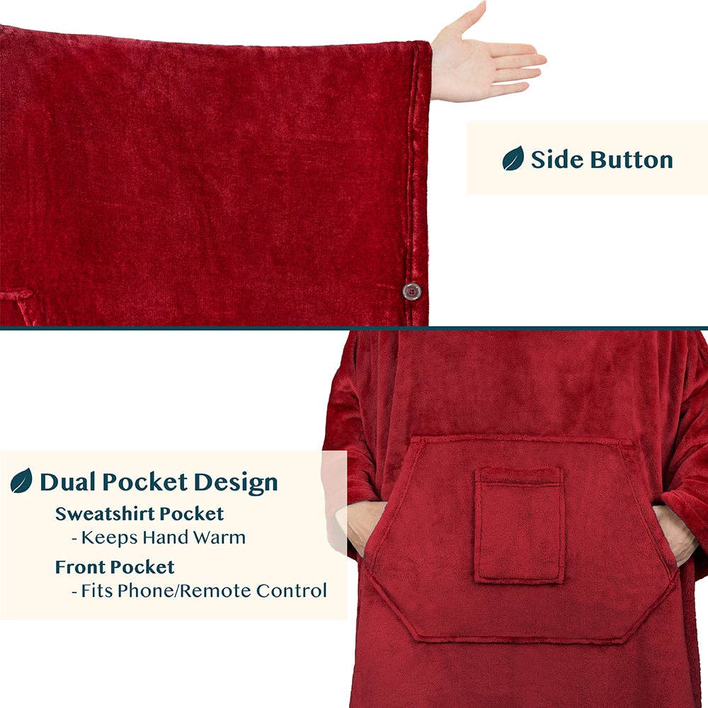 Pavilia - Wholesale Poncho - Women's - Neck Warmer Hooded Poncho Blanket64