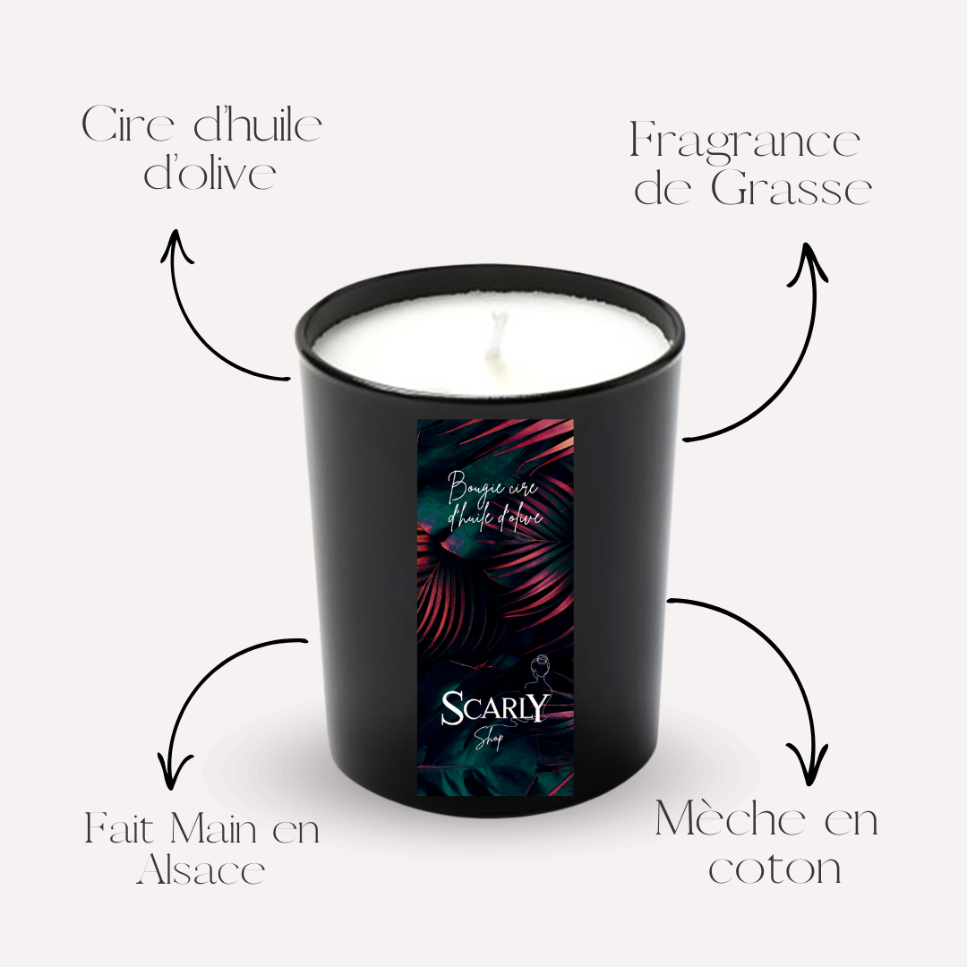 Scarly Shop - Wholesale Jar/Filled Candle - Cherry rose1