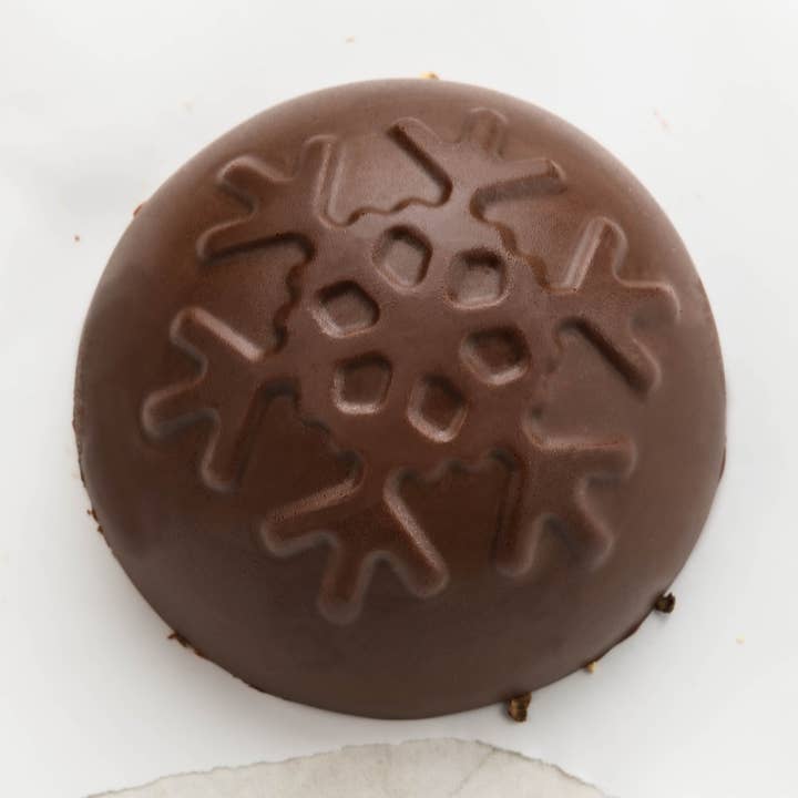 Mobi - Wholesale Chocolate/Candy Mold - Cocoa Bombs, Snowflake, Blue, Silicone Mold0