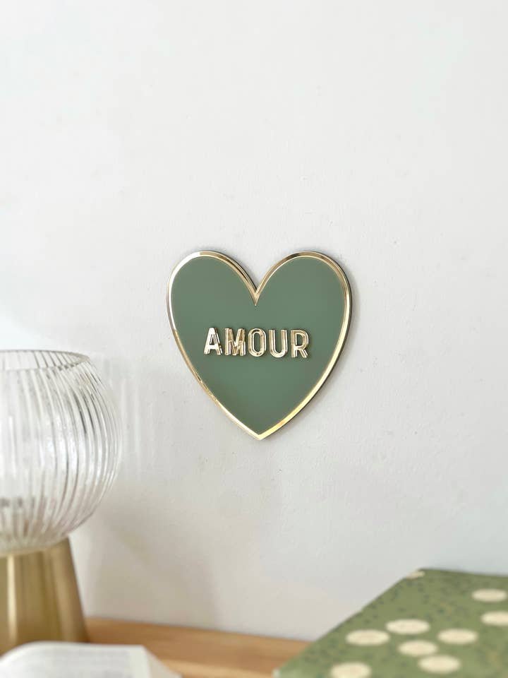 Vægdekoration Smukt hjerte i plexiglas for engroshandel hos Print Your Love