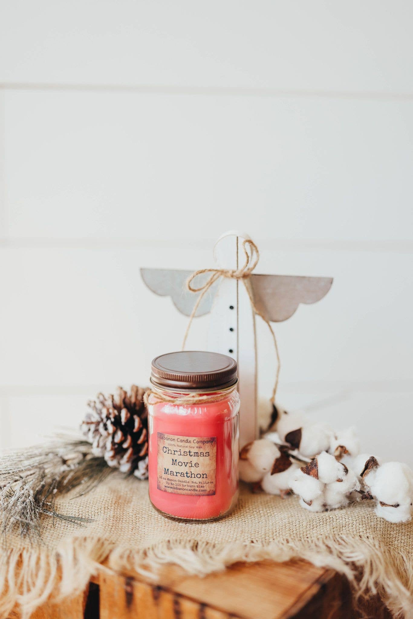 Lebanon Candle Company – wholesale Jar/filled candle – Christmas Movie Marathon Candle5