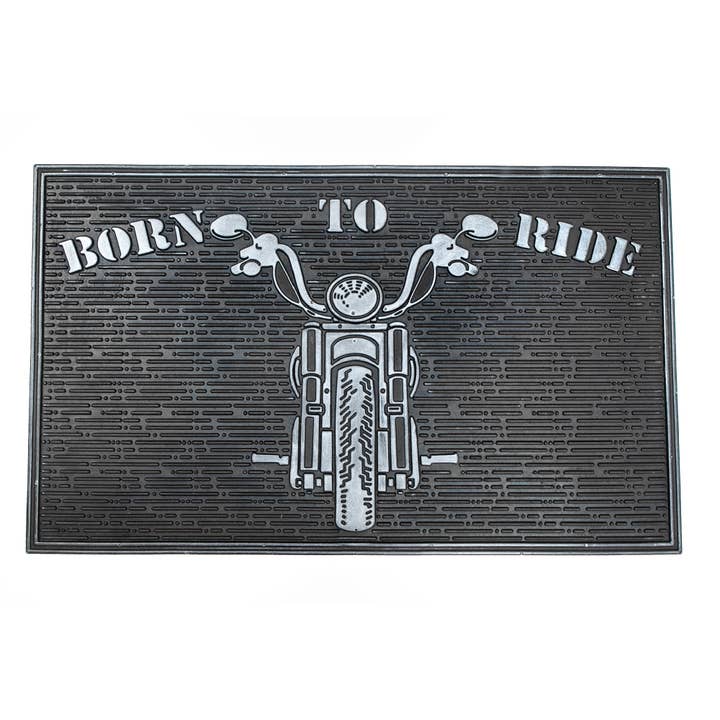 Rubber Mat Born To Ride for wholesale by IH Casa Decor