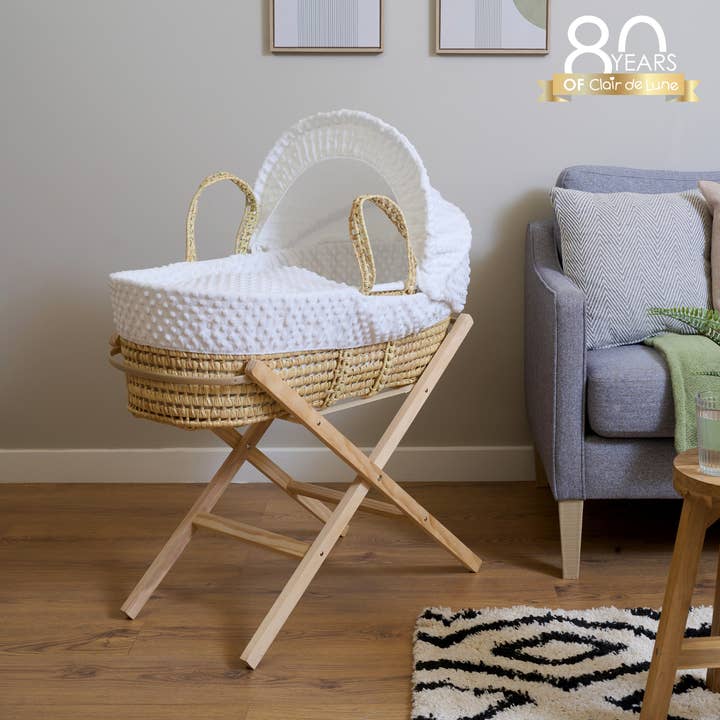 Cesto Dimples Palm Moses com Suporte Dobrável Natural
por atacado de Clair De Lune