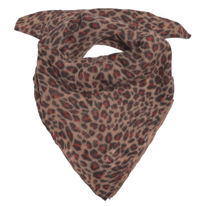 Bandana de cachemira Leo-cs en chocolate caliente para venta al por mayor de cute stuff GmbH