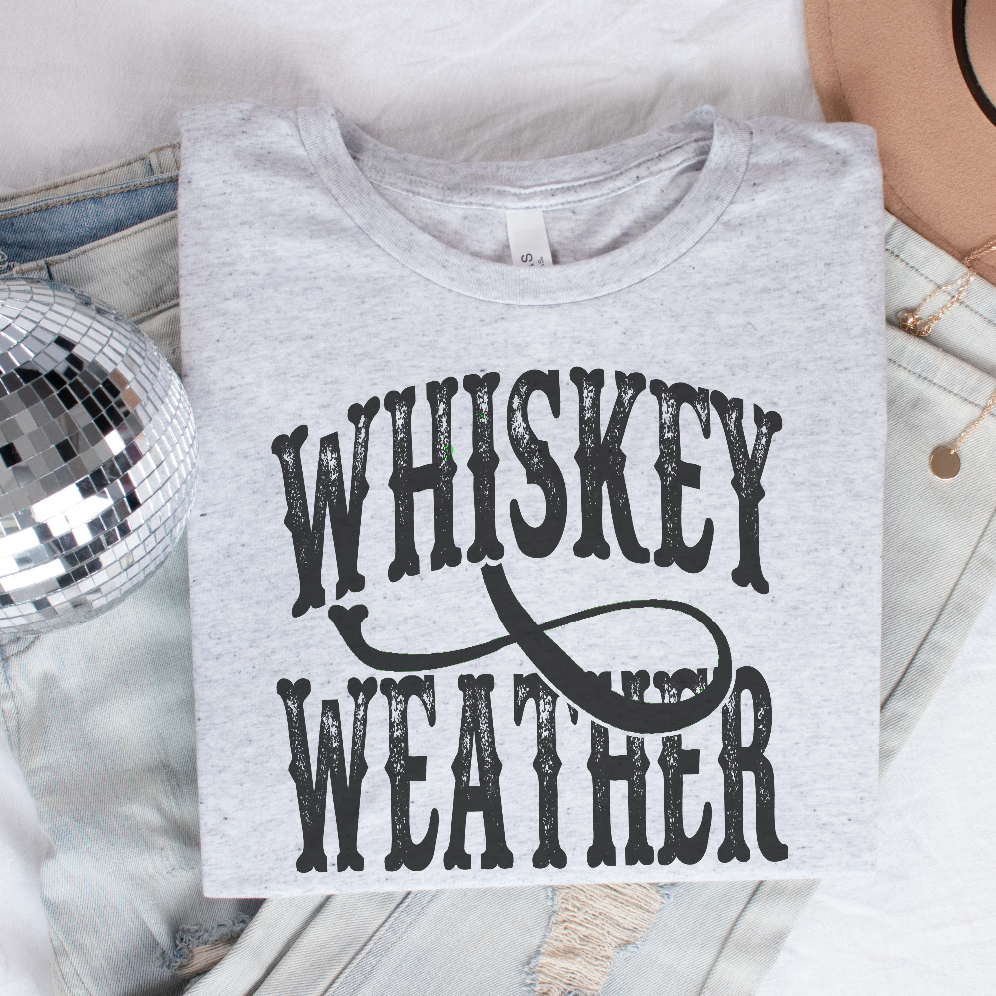 Trendznmore - Modern Graphic Apparel - Wholesale T-Shirt (Graphic) - Women's - Whiskey Weather Western Graphic T-Shirt 1