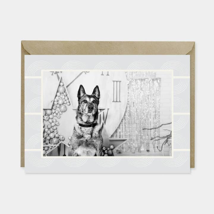 Cartão de Foto de Férias, Elegante Art Déco por atacado de The Design Craft