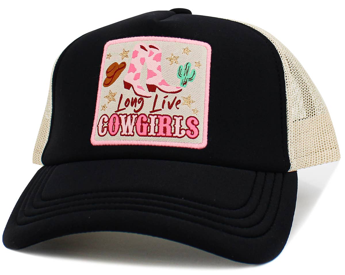 KBETHOS - Wholesale Trucker Hat - Women's - Long Live Cowgirls Meshback Ballcap15
