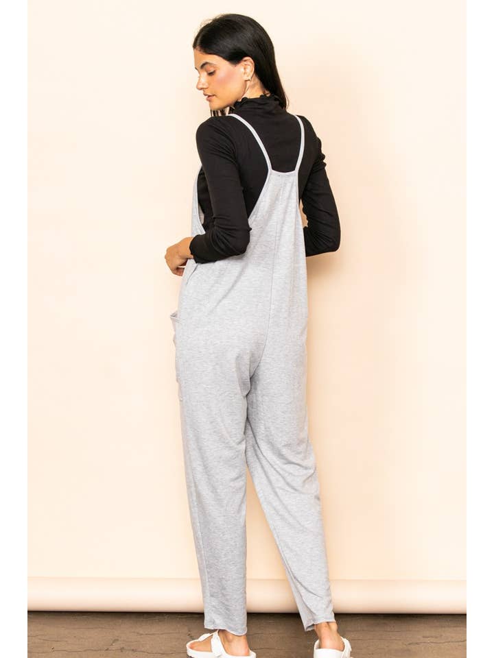 Elloh Collection - Wholesale Overalls - Women's - French Terry Jogger Fit Overall Jumper