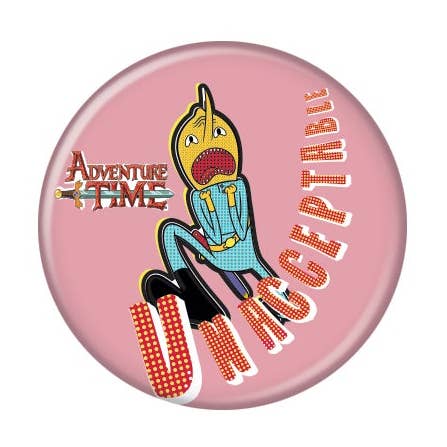 Adventure Time Earl of Lemongrab Button for wholesale by Ata-Boy