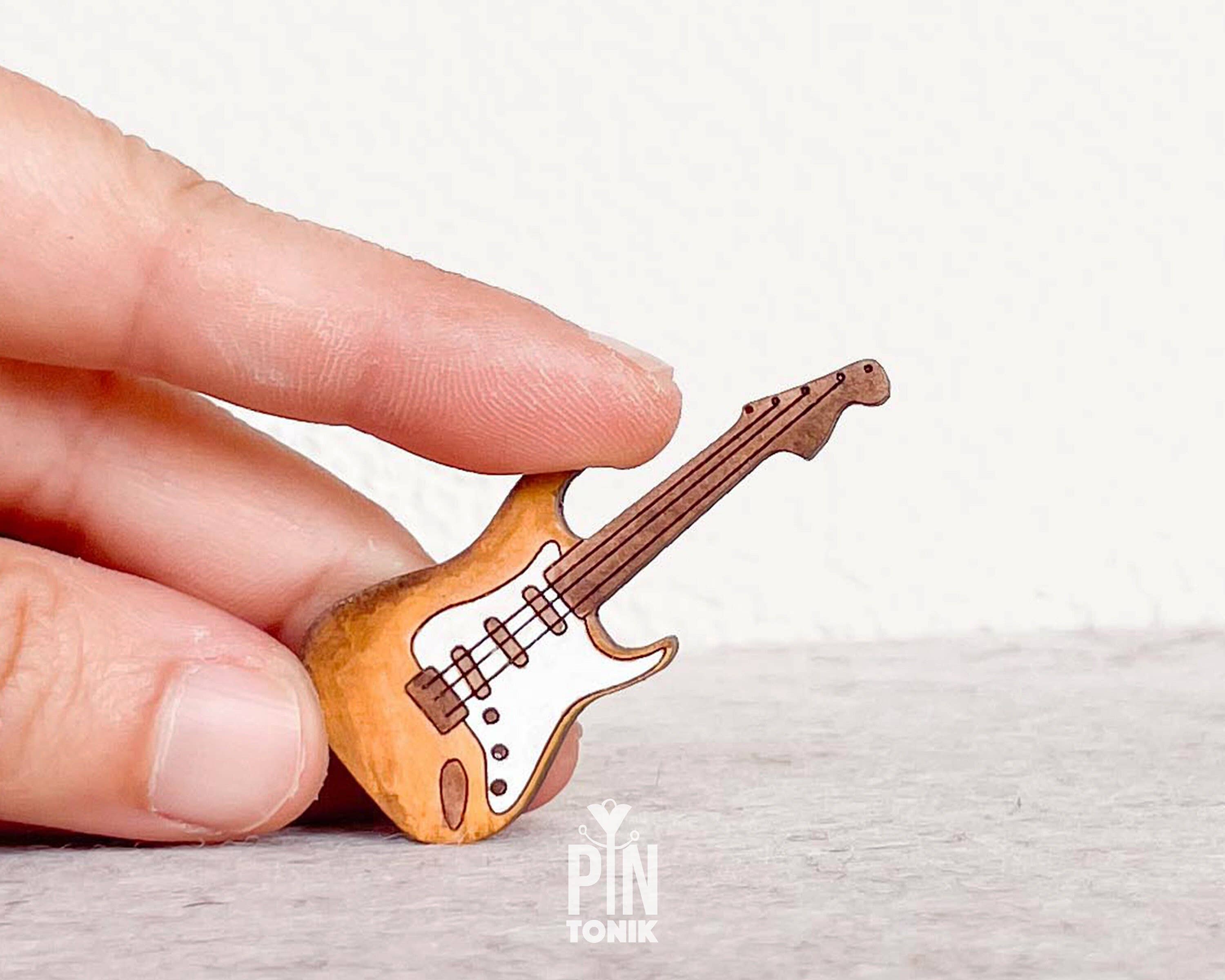 PinTonik - Wholesale Lapel Pin/Button - Electric Guitar Lapel Pin - Punk Music Teacher Gifts5