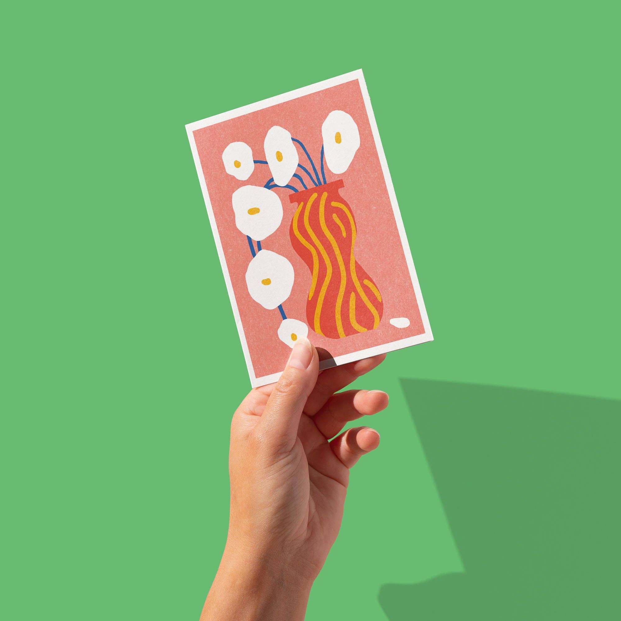 Willow Ship - Wholesale Everyday Greeting Card - Matilija Poppy - Modern Floral Greeting Card1