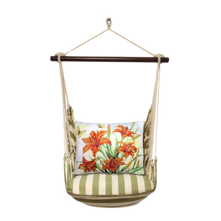 Magnolia Casual - Wholesale Swing Set - Hammock Swing 4-Piece Set indoor / outdoor - Summer Palms17