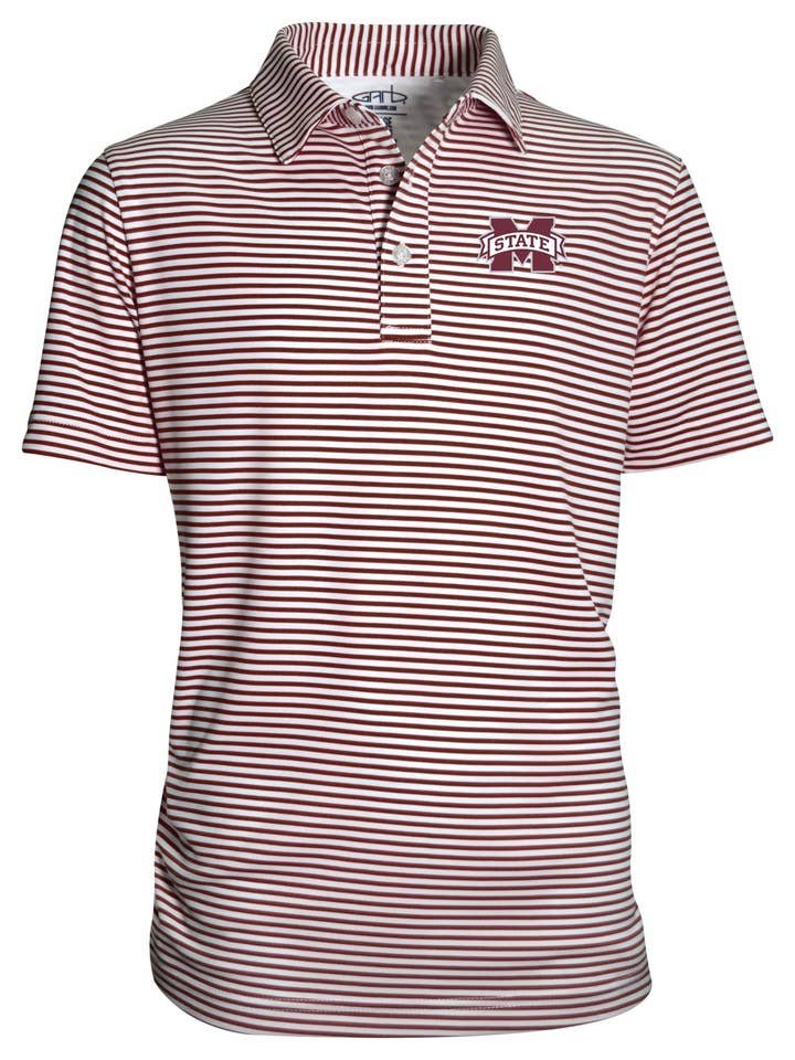 Mississippi State Bulldogs Youth Boys' Polo for wholesale by Garb, Inc.