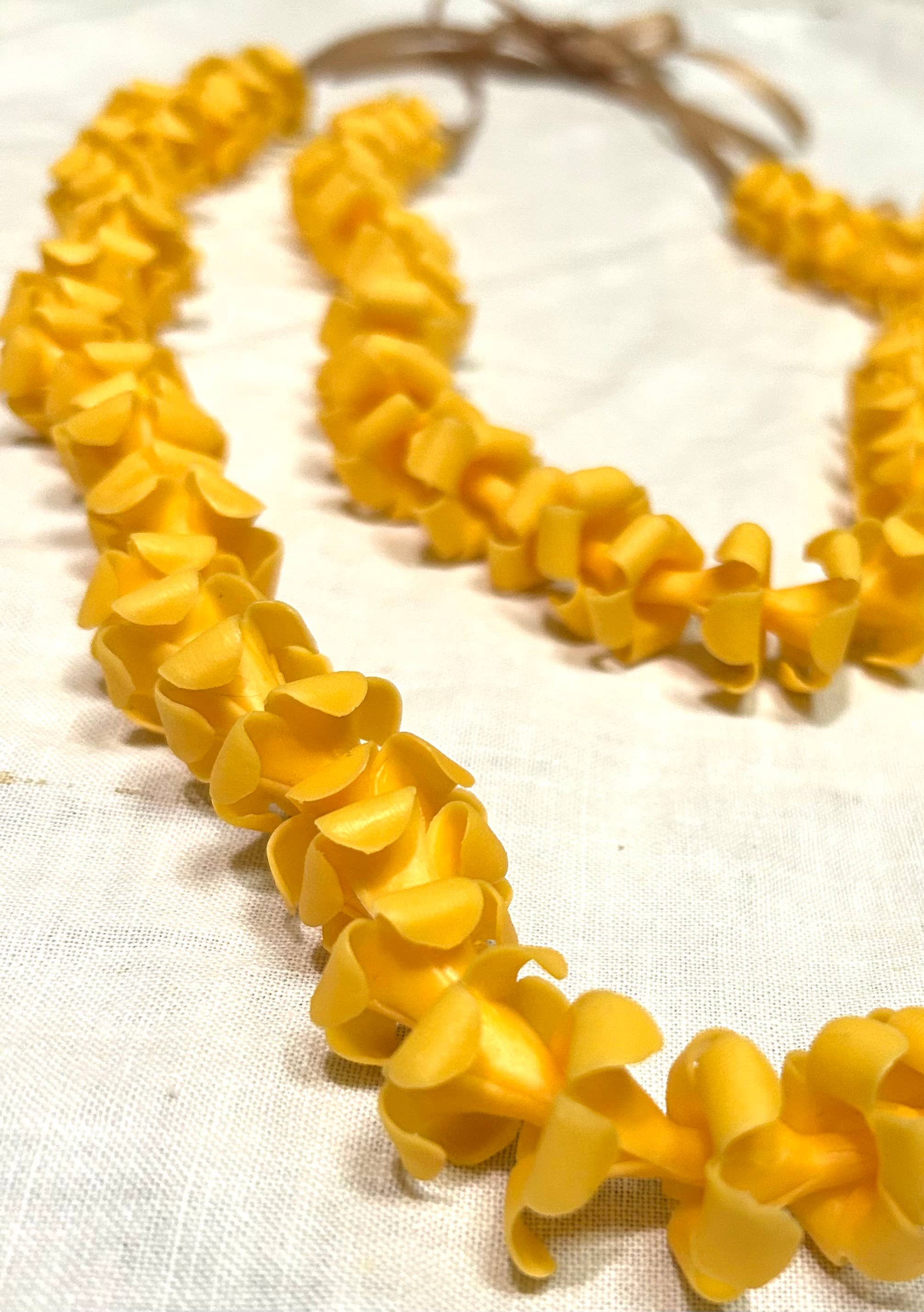 Cali Kai Hawaii - Vente Collier de perles - Lei réglable en fleur d'argile Puakenikeni5