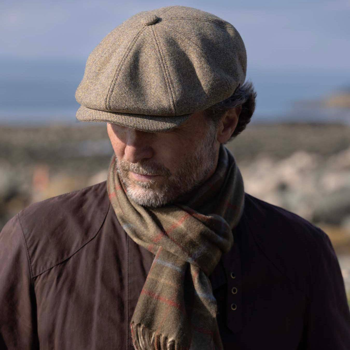 Heritage Traditions - Wholesale Newsboy/Schoolboy Hat - Men's - Carlyle Heath Plain Wool Mix Newsboy Cap14