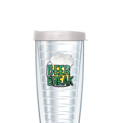 Beer Break Patch Tumbler for wholesale by FREEHEART