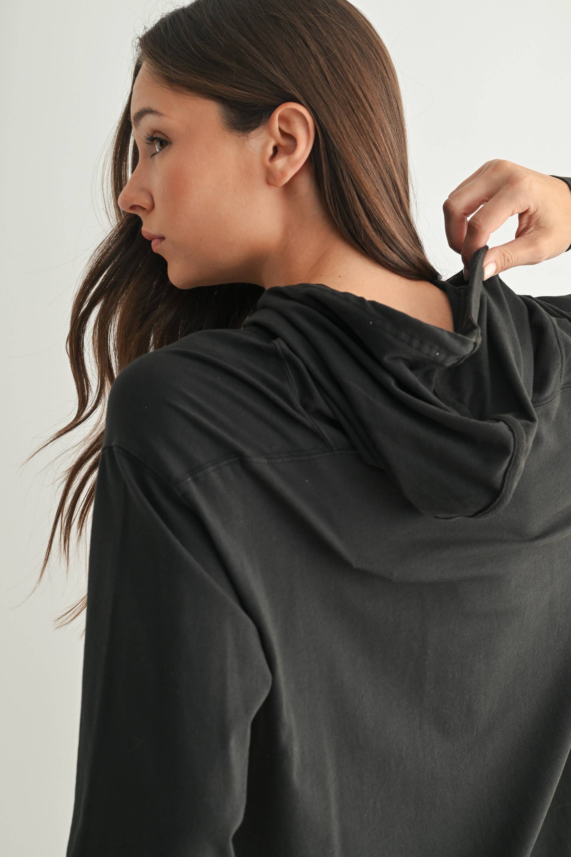 Mono B - Wholesale Hoodie - Women's - Fieldstone Pima Cotton Hoodie10