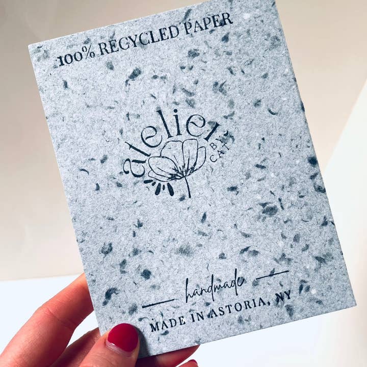 Atelier By Cat - Wholesale Notebook - mini Recycled Denim Confetti Notebook Eco-Friendly Paper11