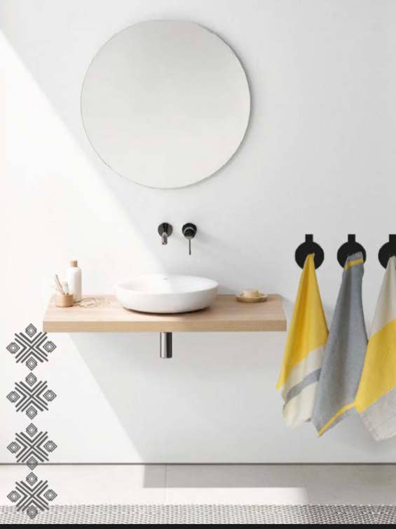 Set di 3 asciugamani da bagno - modello LONDON per la vendita all'ingrosso da parte di phoenician artisan