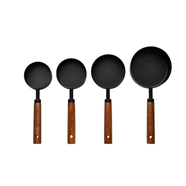 Homerely - Wholesale Measuring Cup - Black Stainless Steel Measuring Cups Set