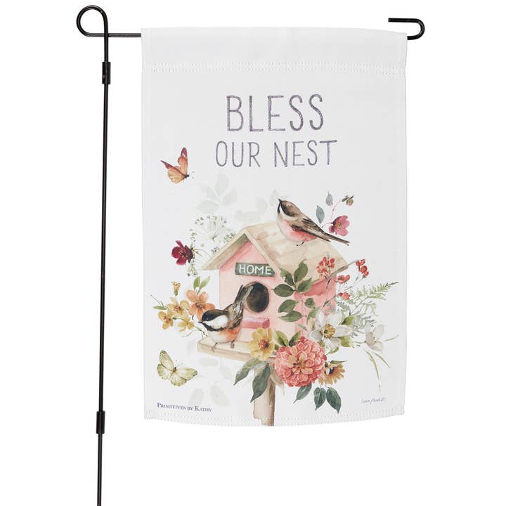 Our Nest Garden Flag for wholesale by Primitives by Kathy