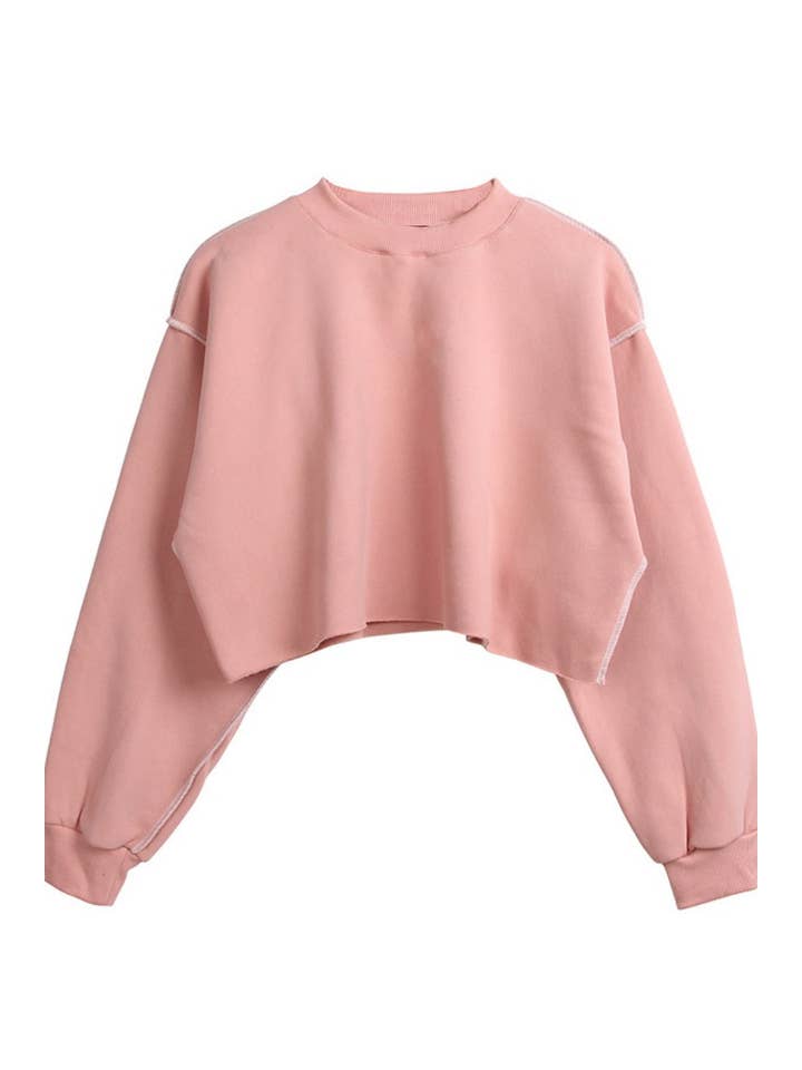 Miss Sparkling - Wholesale Sweatshirt - Women's - Crop Top Sweatshirt