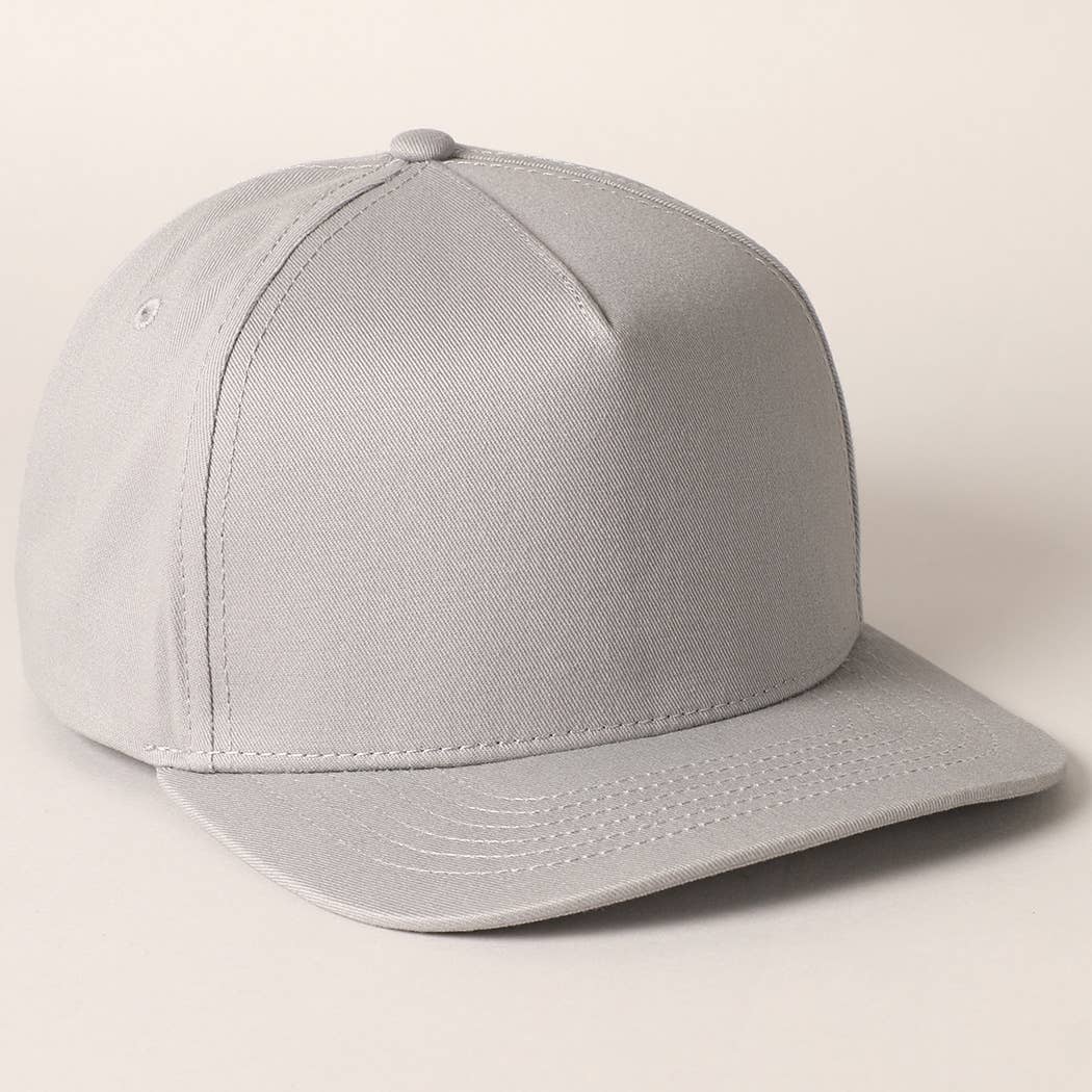 Fashion City - Wholesale Baseball Cap - Unisex - Solid Colored Cotton 5 Panel Baseball Cap18