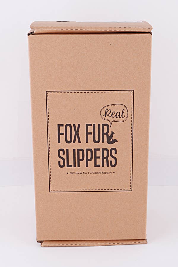 3AM BY H&D ACCESSORIES - Wholesale Slippers - Women's - Fox Fur Slippers11