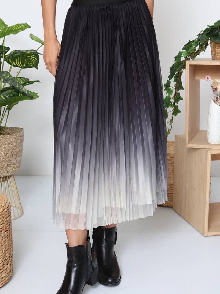Mid-length pleated skirt - Orice for wholesale by Orice