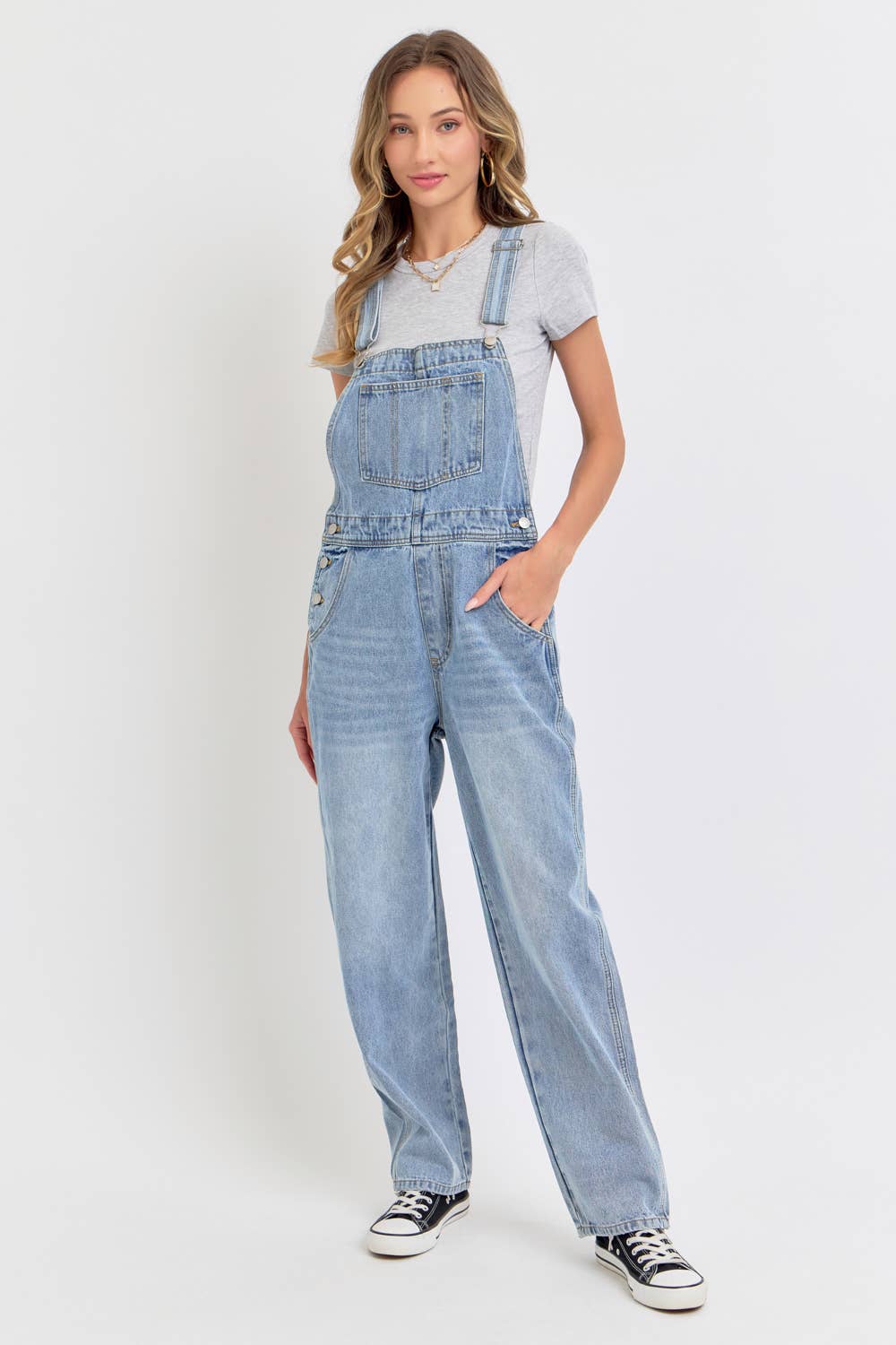 Sweet Lovely by Jen - Vente Salopette – femme - Salopette en denim intemporelle et essentielle18