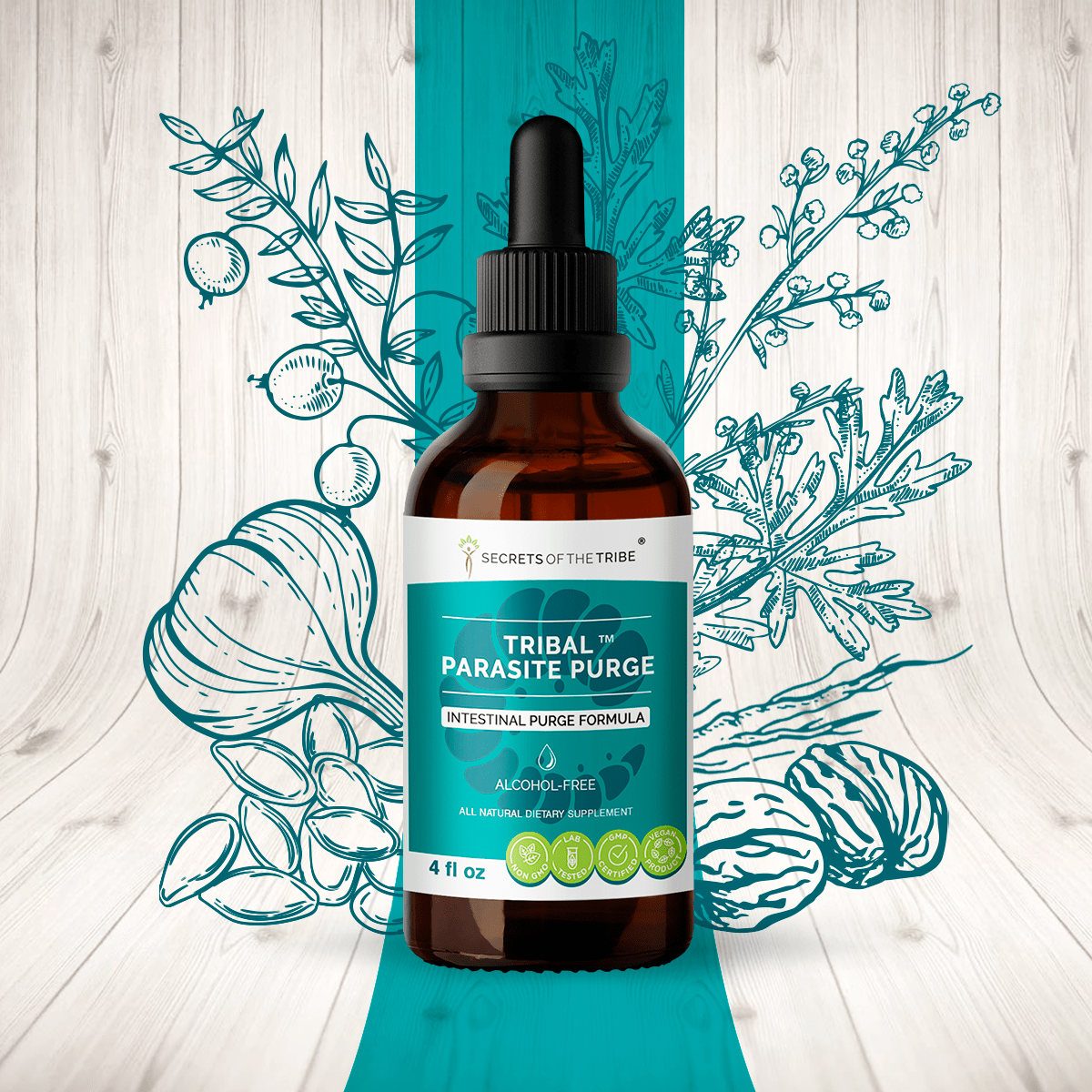 Secrets Of The Tribe - Wholesale Oral Supplement/Vitamin - Tribal Parasite Purge. Intestinal Purge Formula1