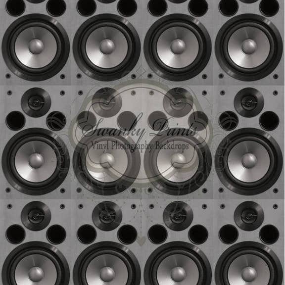 NIEUW ITEM 5ft x 6ft Vinyl fotografie achtergrond/grijze luidspreker voor wholesale door Swanky Prints