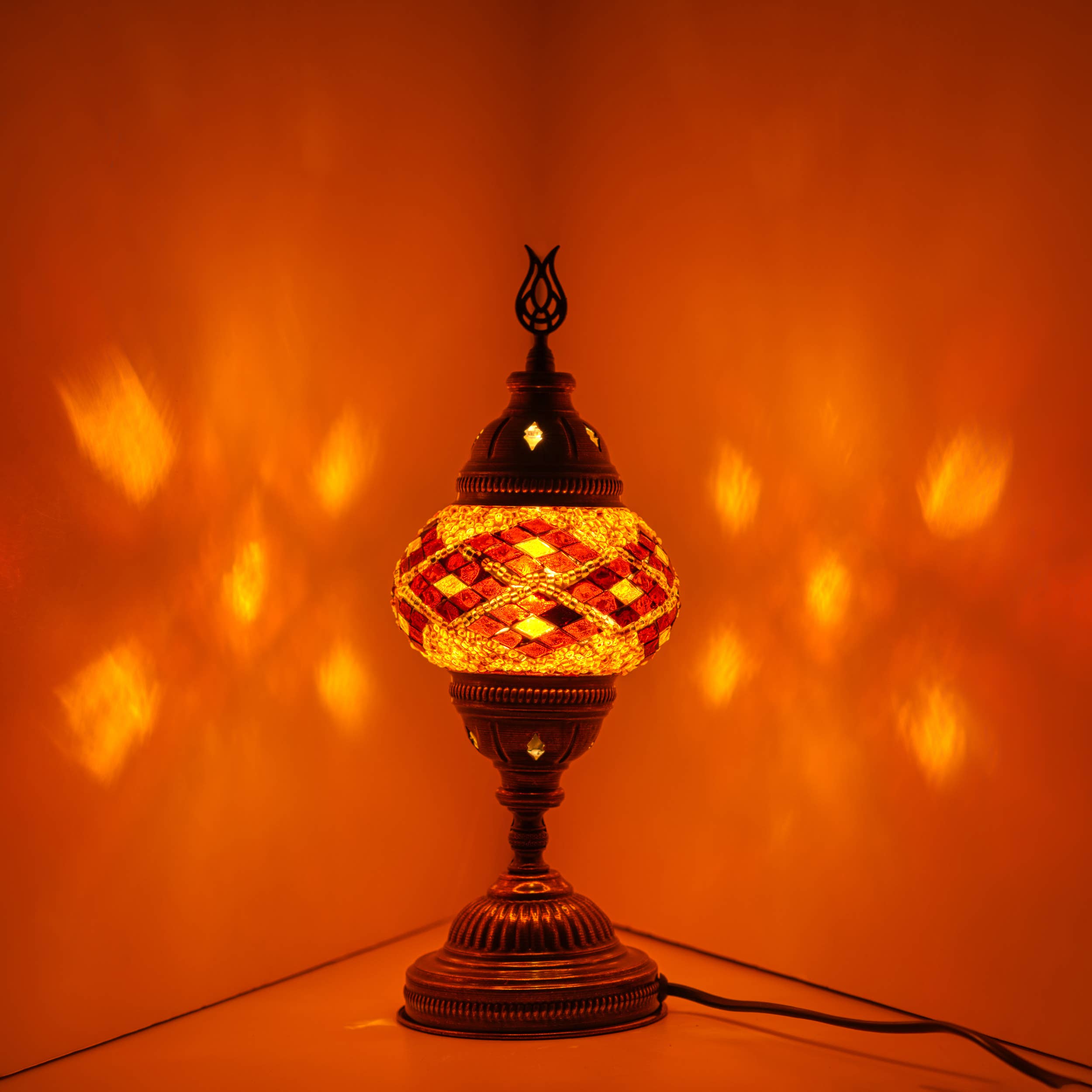 KAFTHAN - Vendita all'ingrosso Lampada da scrivania/d'accento - Lampade a Mosaico | Illuminazione Regalo Decorativo per le Feste di Natale30