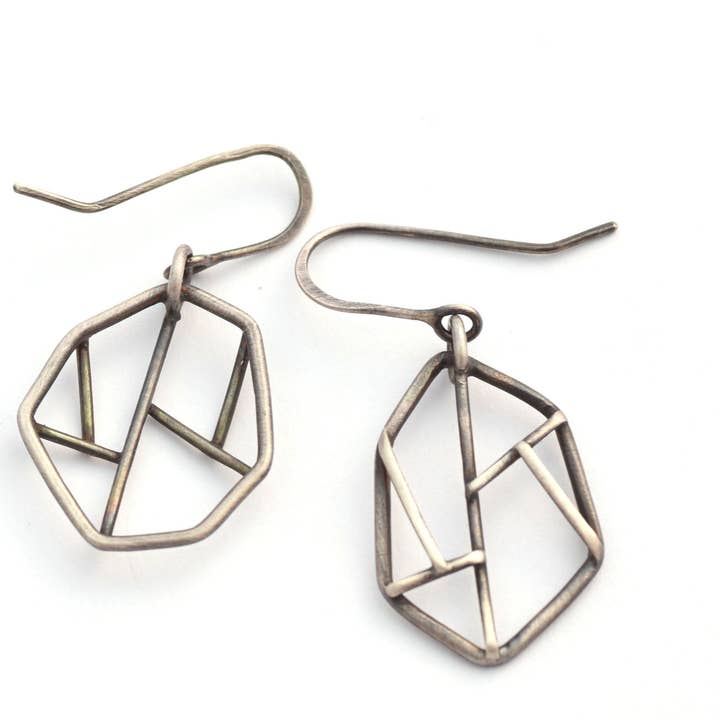 Fractured Earrings, Medium for wholesale by Erin Austin Design