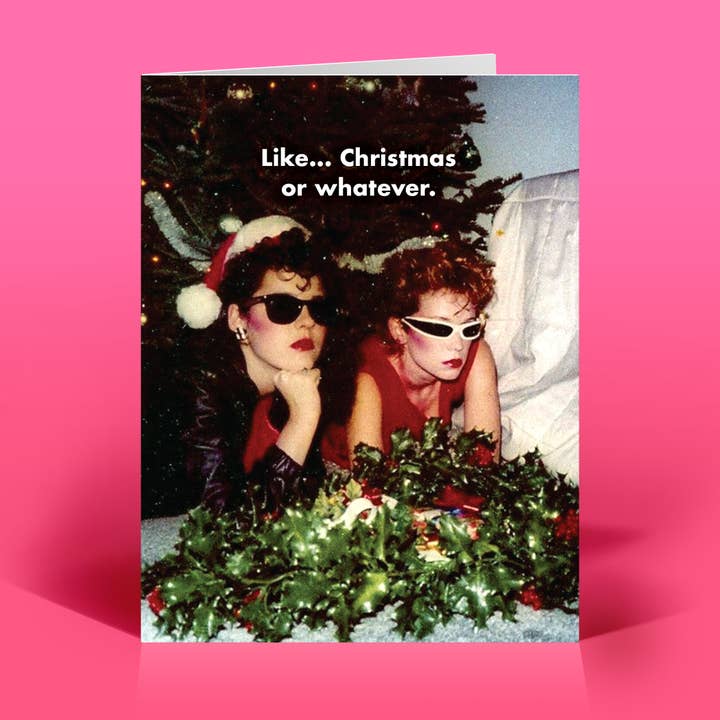 Christmas or Whatever Card for wholesale by The Raccoon Society