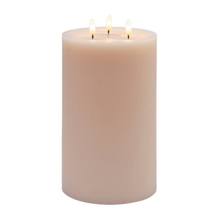 3 wick Large Pink Flameless Candle for wholesale by BIDKhome
