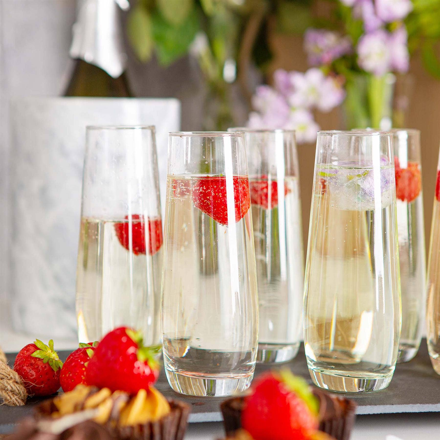 Rinkit Ltd – wholesale Champagne flute – Argon Tableware Corto Stemless Champagne Flute - 230ml2