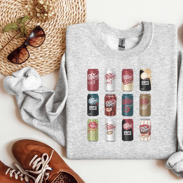 DP Cans Ash Graphic Crew for wholesale by H+P Wholesale