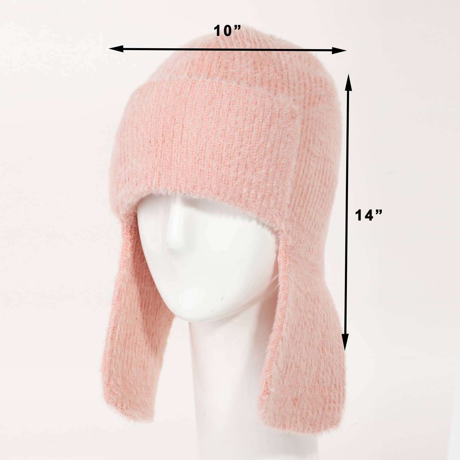 Collections by Fame Accessories - Vente Chapeau de trappeur/d'aviateur – femme - Bonnet de trappeur en tricot Fuzzy2