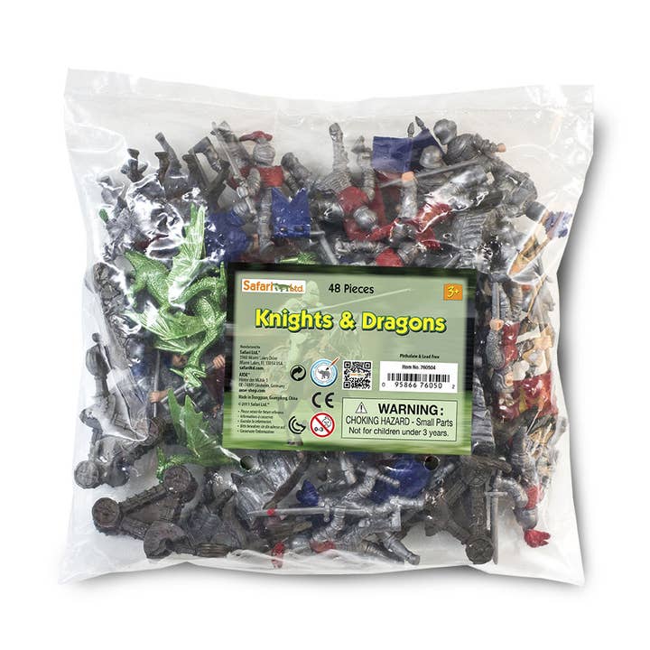 Knights & Dragons Bulk Bag - 760504 for wholesale by Safari Ltd.