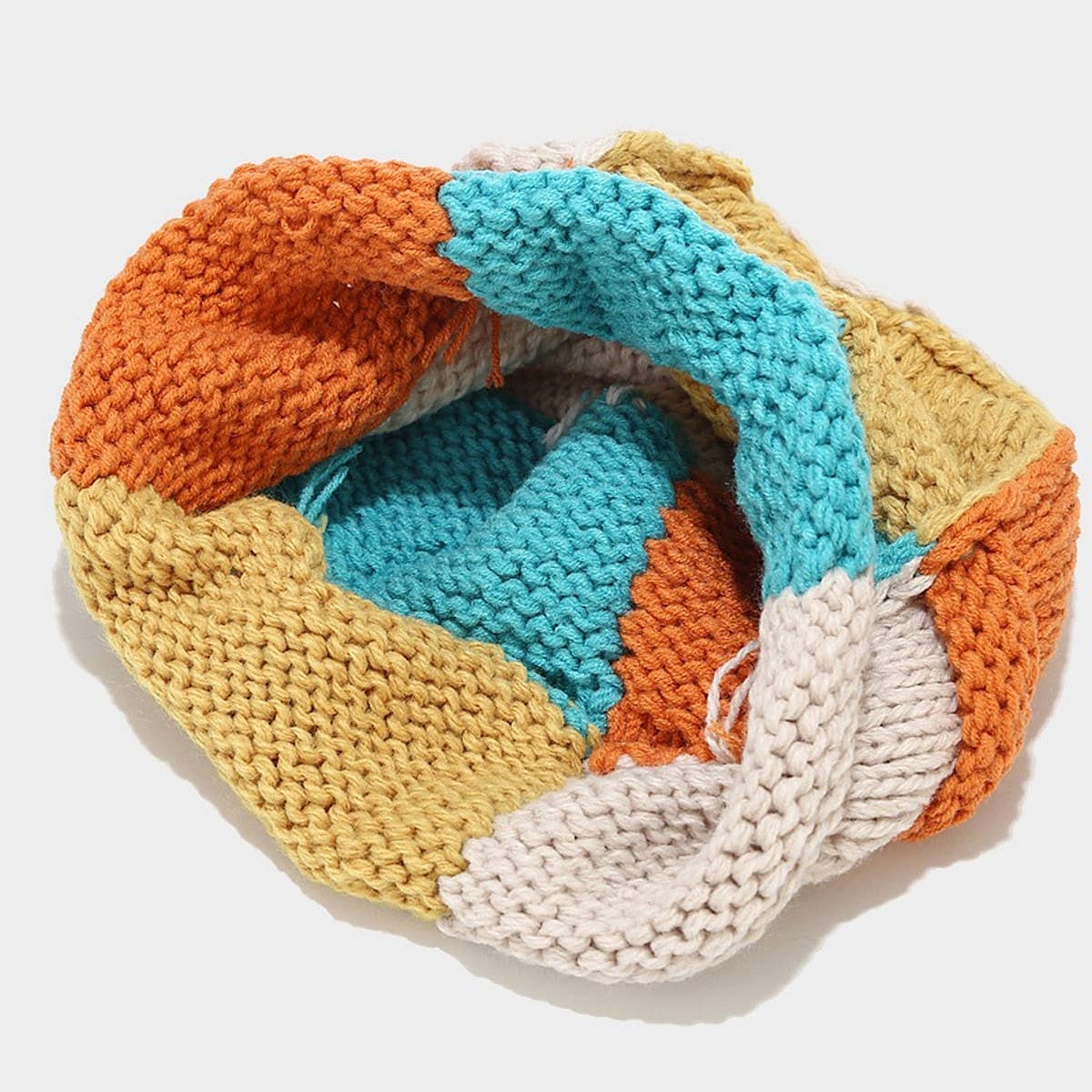 ACCITY - Wholesale Beanie - Women's - CURLED BRIM CONTRAST KNITTED HAT_CWAH15825