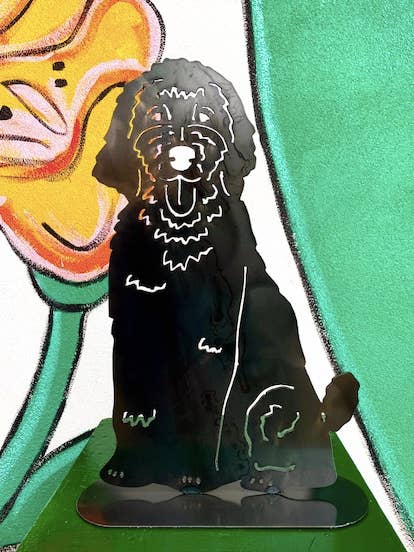 Golden Doodle Hund for engroshandel hos Garden Deva Sculpture Co.