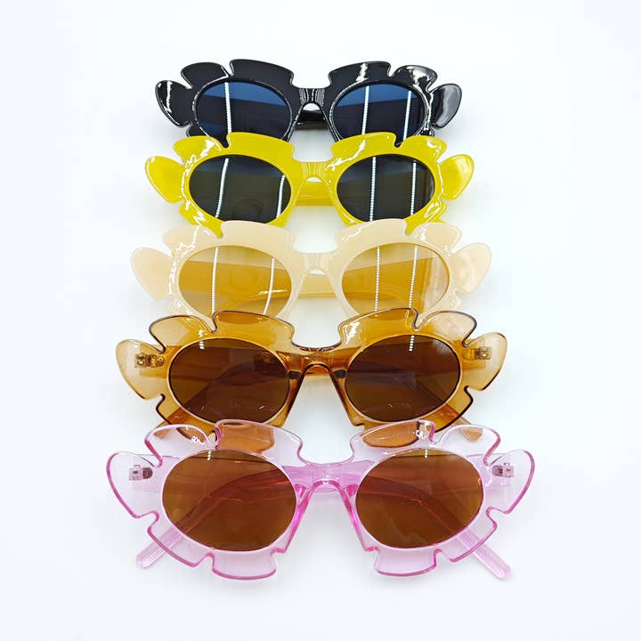 ACCITY - Wholesale Sunglasses - Women's - SUNFLOWER SHAPED SUNGLASSES_CWASG013112